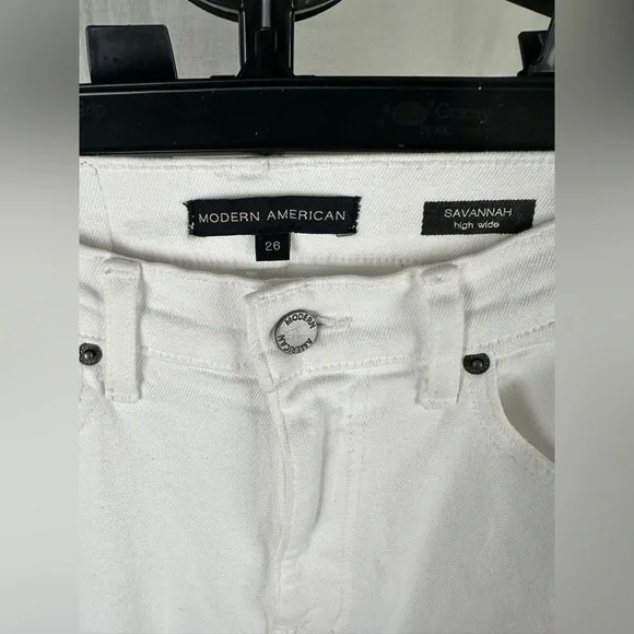 Modern American White Savannah Jeans Size 26 (2) NWT - Picture 6 of 16